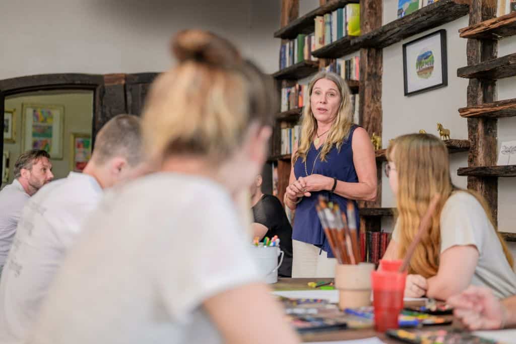 Group counseling, art therapy sessions